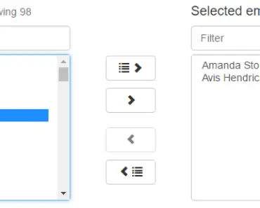 Angular Dual List Box Components And Directives - Angular Script