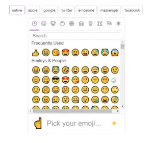 Slack-like Emoji Picker For Angular - Emoji Mart | Angular Script